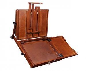 Sienna Plein Air Artist Pochade Box Easel Medium Brown