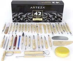 ARTEZA Pottery & Clay Sculpting Tools (Set of 42)