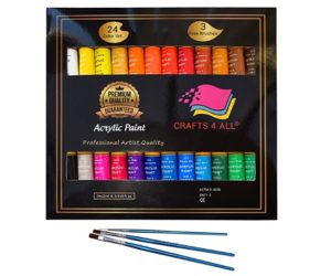 Acrylic paint Set 24 Colours by Crafts 4 ALL