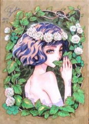 002-Artist Sketch Card by Yukie Tajima