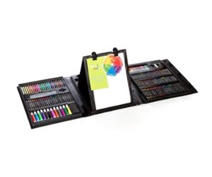 Art 101 Kids 179-Piece Double Sided Trifold Easel Art Set