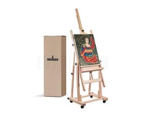 Heavy Duty H Frame Wooden Art Easel