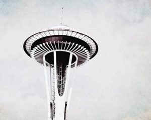 Seattle Space Needle by Audra Edgington