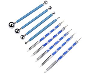 Meuxan 9 Piece Ball Stylus Dotting Tools