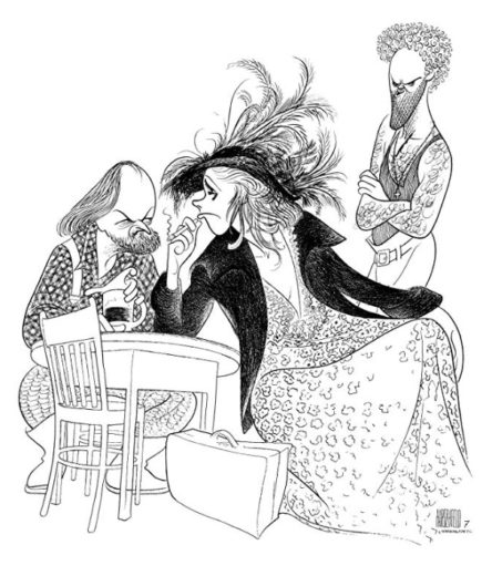 Ana Christie by Al Hirschfeld