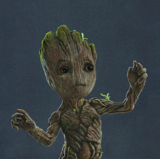 Baby Groot by Mikhail Vedernikov