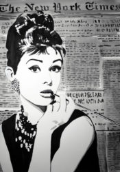 Audrey Hepburn by Alexandra Djokic