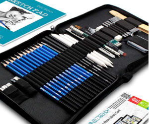 37 Pcs Sketching Set with Digital Drawing Tutorials