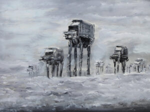 Gray AT-AT Walkers by Naci Caba