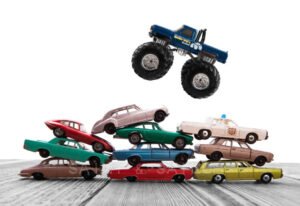 Monster Truck Jump by Shawn St.Peter