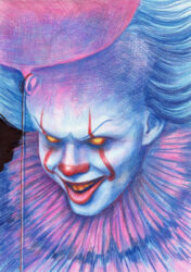 IT🎈 Pink-Blue Pennywise by Yaroslava Art's