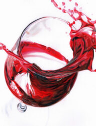 Red Wine Splash by Paul Stowe