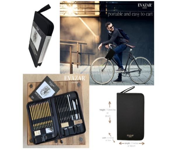 Evazar London Drawing & Sketching Kit