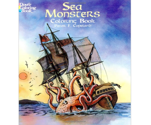 Sea Monsters Coloring Book