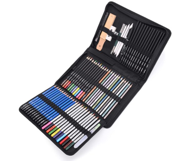 Mxculior 71-Piece Sketch Set