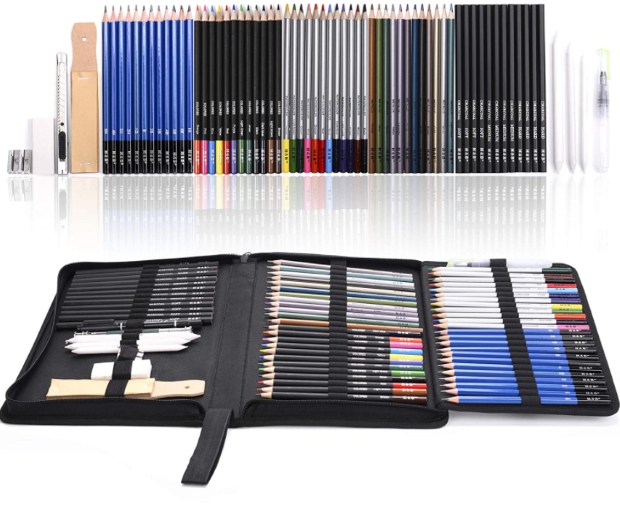 Mxculior 71-Piece Sketch Set