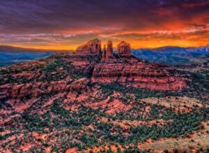 Cathedral Rock Sedona Arizona Sunset by Gal Steinberg