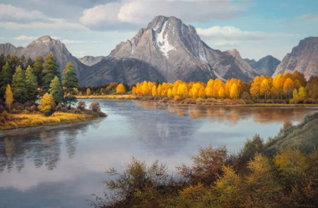 Mount Moran by Ivan Petriv