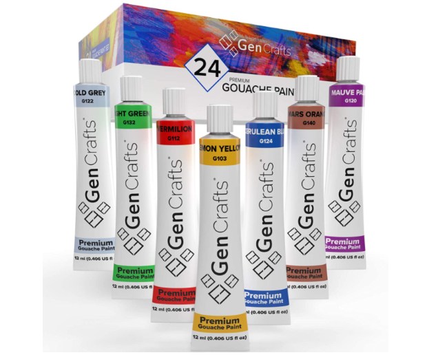 GenCrafts Gouache Paint Set