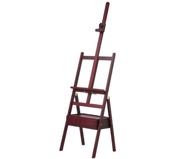 Meeden Walnut Studio H-Frame Easel