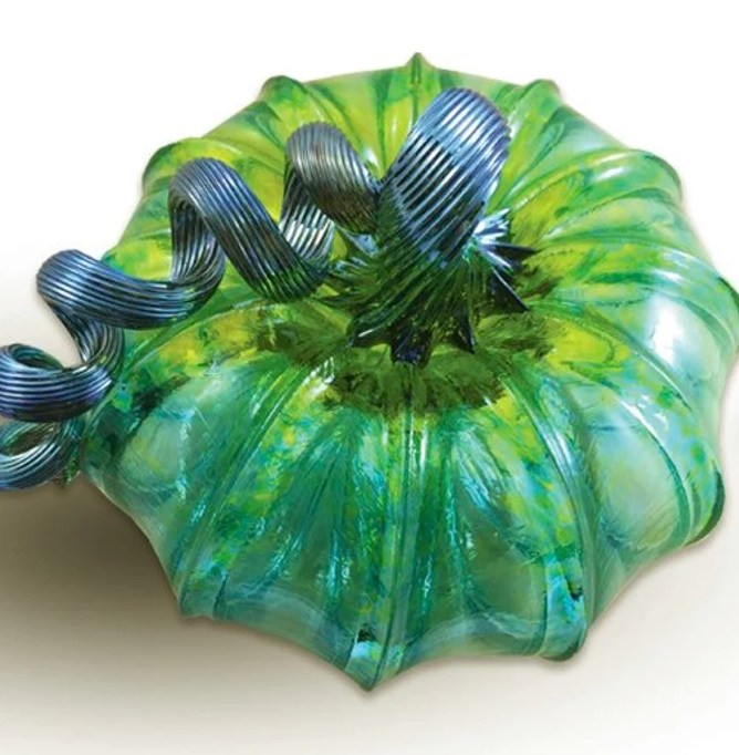 Glass Pumpkin by Luke Adams