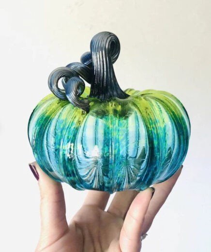 Glass Pumpkin by Luke Adams