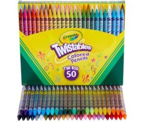 rayola Twistables Colored Pencil Set (50ct)